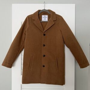 Abercrombie Kids Boys Tan Winter Dress Coat